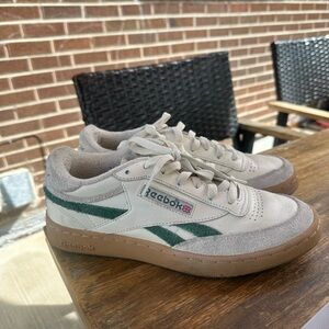 Reebok x Madewell Unisex Club C Revenge Classic White and Green Shoes